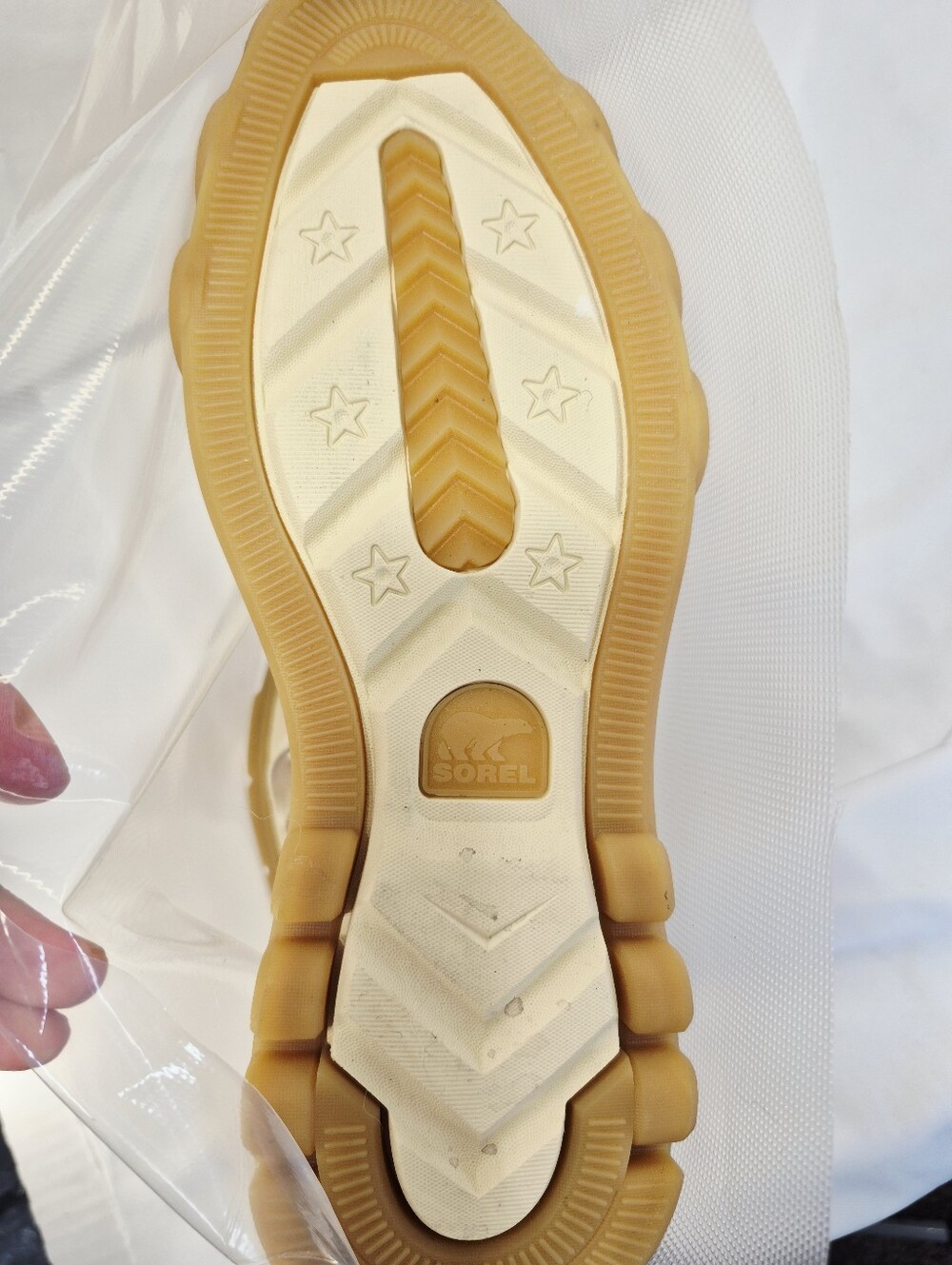 Sorel Caribou X Cream Waterproof Leather Platform Shoes Women's 11M NWT - Picture 13 of 13